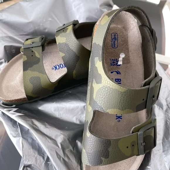 BIRKENSTOCK Milano Camo Birko Flor Sandal Army camouflage sandal 7 - 7.5 size 38 - Picture 9 of 16